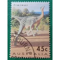 Австралия 1993. Доисторическая фауна. Динозавры. Timimus