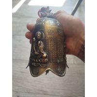 Большой сувенирный колокольчик,звенит,с рубля