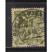 Оккупация Германии Большой Берлин и Бранденбург 1945 Руины Дуб Стандарт #7А