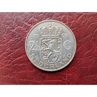 2 1/2 гульдена Нидерланды 1961 г.