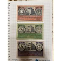 Нотгельд 10-25-50 пфеннигов. Германия. Веймарская республика Гох-0201