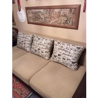 - ПОДУШКИ-СПИНКИ 3 шт от импортного дивана