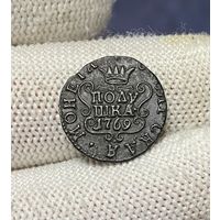 Полушка 1769 КМ UNC! Биткин R Сузунский монетный двор!