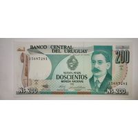 Уругвай 200 песо 1986
