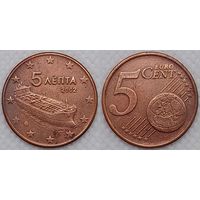 5 евроцентов 2002 г Греция