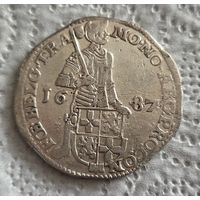 Талер Зильбердукат 1687