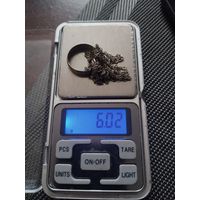 Серебро ( кольцо,цепочка)