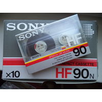 Аудиокассеты SONY HF 90. Цена за штуку.