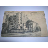 Открытка старинная начало XX в. Почта Пинск 1909 год Германия Дюссельдорф Подписана прошла почту