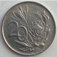 ЮАР 20 центов 1977 г.