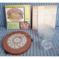 Набор менажниц на вращающемся столике, ГДР, 1970-е