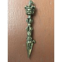 Буддийский предмет пхурба, бронза