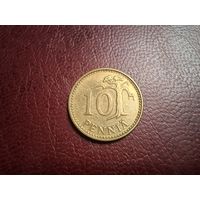 Финляндия 10 пенни 1972