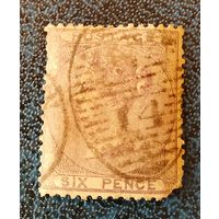 Великобритания королева Виктория ранняя, Михель 14., выпущена в 56 году