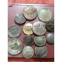 Пуговицы Царские набор