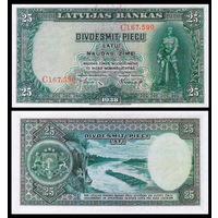 [КОПИЯ] Латвия 25 лат 1938г. водяной знак