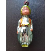 Ёлочная игрушка "ФАКИР", стекло, подвес. (СССР, 1950-1960 гг.).
