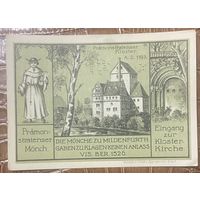 Нодгельд 50 пфеннигов 1921 год. Вюншендорф-на-Эльстере. Веймарская республика