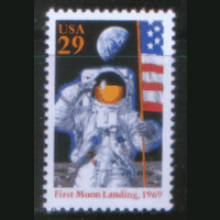 США. М. 2477. 1994. Юбилей первого прилунения. ЧиСт.