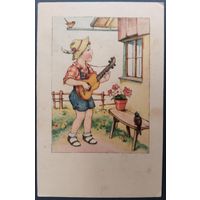 Детская сюжетная открытка. Германия. 1920-е гг.