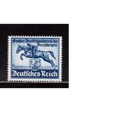 Германия-1940,(Мих.746) **  , Спорт, Скачки, Лошади(одиночка)