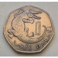 Гамбия 1 даласи 1998   2-7-13