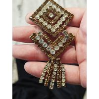 Огромная,шикарная брошь времён СССР,с рубля!