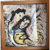 Панно на двп под стеклом