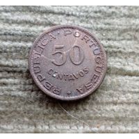 Werty71 Ангола 50 сентаво 1958 португальская колония