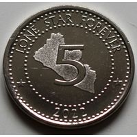 Либерия Набор 2 монеты 5, 10 долларов 2022 год