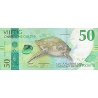 Кюрасао и Синт-Мартен 50 гульденов 2025 год года. Тип P-W3. Состояние UNC!