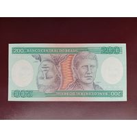 Бразилия 200 крузейро 1984 UNC