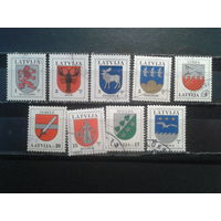 Латвия, 2002. Стандарт. Гербы городов. Mi-4,30 евро гаш.