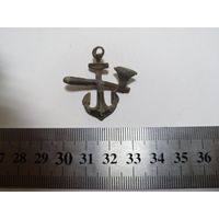 Кокарда (эмблема) РИА МПС топор и якорь