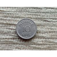 Werty71 Норвегия 10 эре 1951