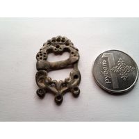 Пряжка (пряжка) средневековья серебро