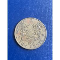 Кения 10 центов 1971