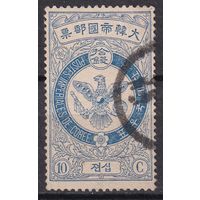 3.Kor. Корея. Императорская символика. 1903 г. 10Ch. Mi.#39.