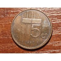 Нидерланды 5 центов 1997
