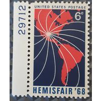 1968  Всемирная выставка в Сан-Антонио " HEMISFAIR 68" США