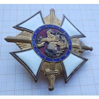 Казачество. Орденский знак. За службу на Кавказе 1 степень. Тяжелый металл. Винт.
