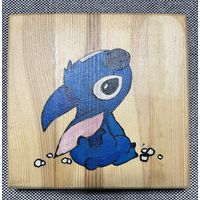 Живопись на доске "Стич"