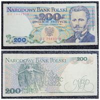 200 злотых Польша 1986 г.
