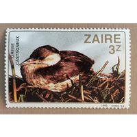 Марка Заир, Конго, фауна, птицы, 1982 г.