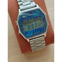 Часы "электроника" рабочие. Браслет.