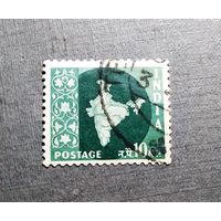 Марка Индия 1957 год Стандарт