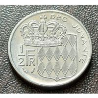 Монако 1/2 франка, 1982    ( 1-5-4 )