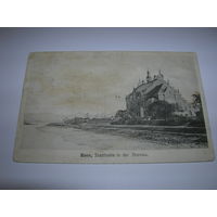 Открытка старинная начало XX в. Почта Пинск 1910 год Германия Бонн Городской зал Подписана прошла почту