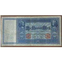 Банкнота 100 марок 1910 год. Германская империя.