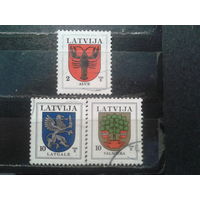 Латвия, 1998. Стандарт. Гербы городов